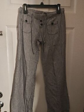 Charlotte Russe Men's Light Gray Drawstring Chinos